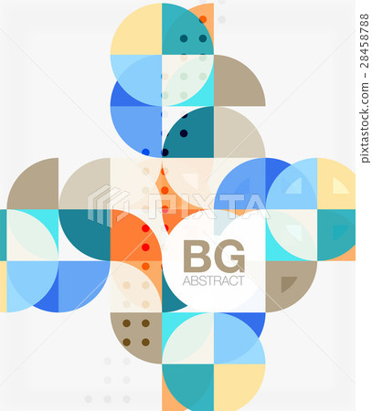Modern elegant geometric circles abstract Modern elegant geometric circles abstract 28458788