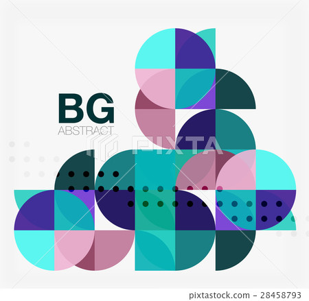 Modern elegant geometric circles abstract Modern elegant geometric circles abstract 28458793