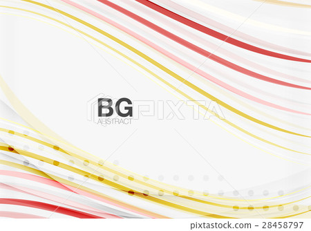 Thin lines wave abstract background Thin lines wave abstract background 28458797