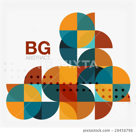 Modern elegant geometric circles abstract Modern elegant geometric circles abstract 28458798