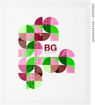 Modern elegant geometric circles abstract Modern elegant geometric circles abstract 28458802