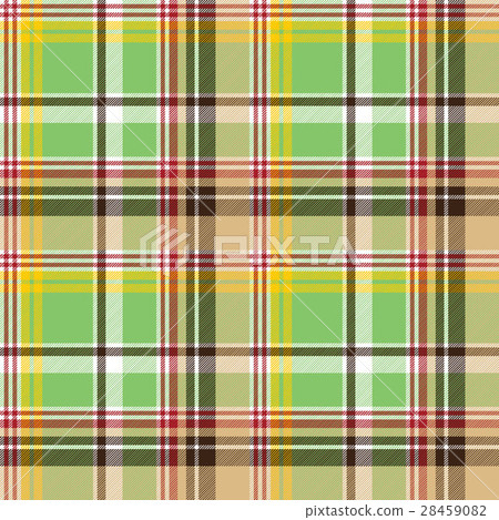 Fabric texture plaid green madras seamless pattern 28459082