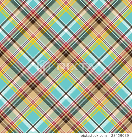 Seamless fabric texture plaid blue madras 28459089