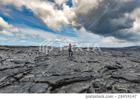 Lava field at Vocalnoes National Park Hawaii 28459147