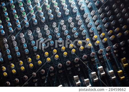 Professional Audio dj mixer console, sound tools 28459662