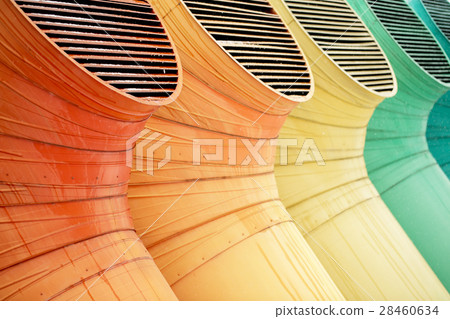 large color ventilation pipes of industrial 28460634