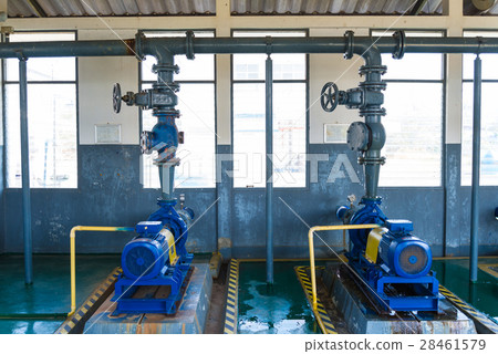 Pump motor in Water Treatment Plant 28461579