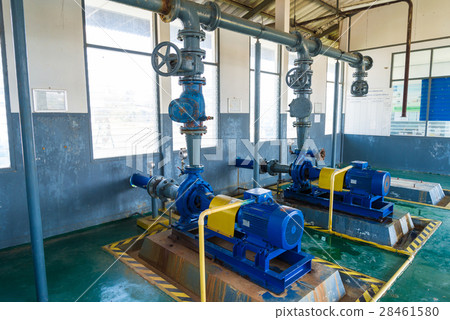 Pump motor in Water Treatment Plant 28461580