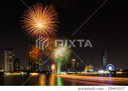 Celebration time in new year party. 28463017