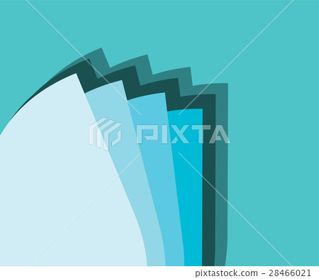 Turquoise Background with Color Scale 28466021
