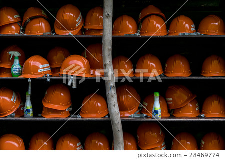 Kurobe gorge hike helmet image for hazard prevention Kurobe gorge hike helmet image for hazard prevention 28469774