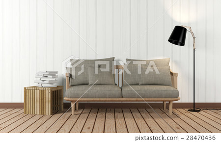 Room interior in minimalist style 28470436
