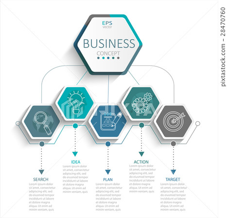 Infographic for business. 28470760