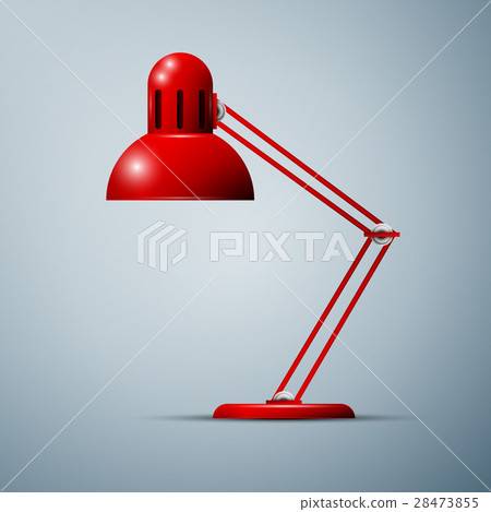 Red desk lamp Red desk lamp 28473855