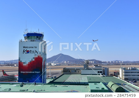 View from the observation deck of Gimpo International Airport, South Korea View from the observation deck of Gimpo International Airport, South Korea 28475459
