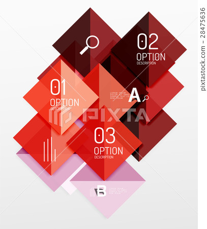 Vector square abstract background 28475636
