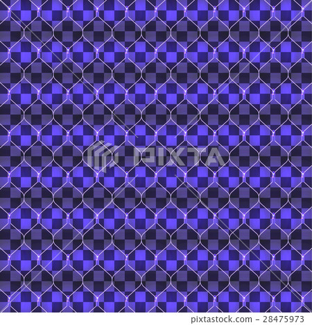 Set of blue shining garland lights 28475973