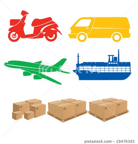 Shipping logistic sign. Vector art, illustration. Shipping logistic sign. Vector art, illustration. 28476385