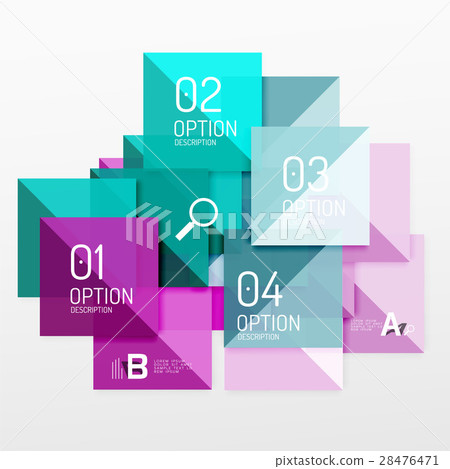 Vector square abstract background 28476471
