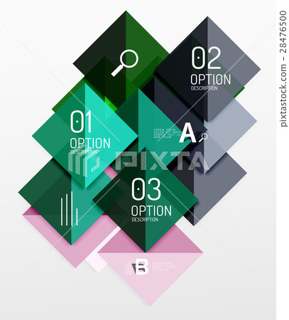 Vector square abstract background 28476500