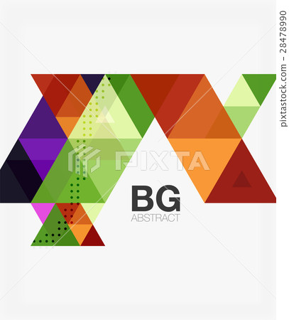 Vector abstract colorful triangle repetition Vector abstract colorful triangle repetition 28478990
