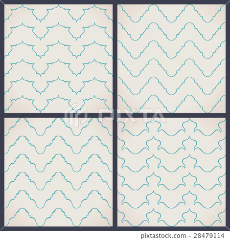 Oriental ornate seamless background set in Eastern 28479114