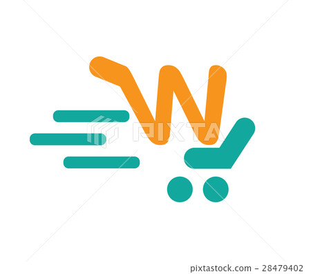 Shopping Cart Icon For W 28479402