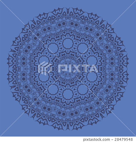 Blue Ornamental Pattern Blue Ornamental Pattern 28479548