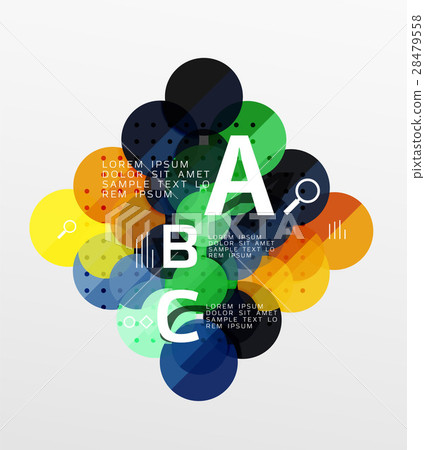 Circle modern geometry infographic background Circle modern geometry infographic background 28479558