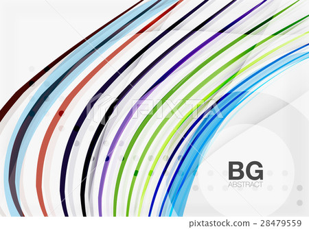 Colorful vector stripes on grey Colorful vector stripes on grey 28479559