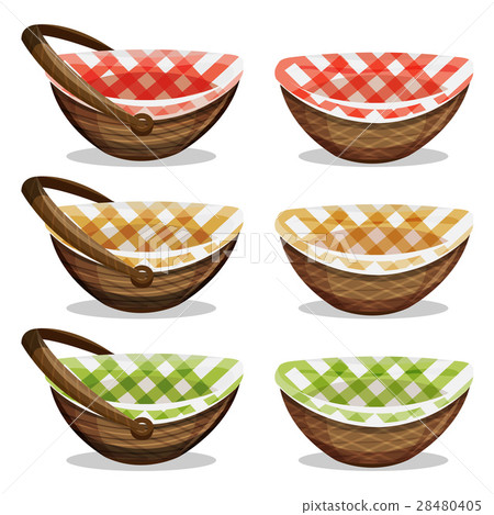 Wicker Basket Set Wicker Basket Set 28480405