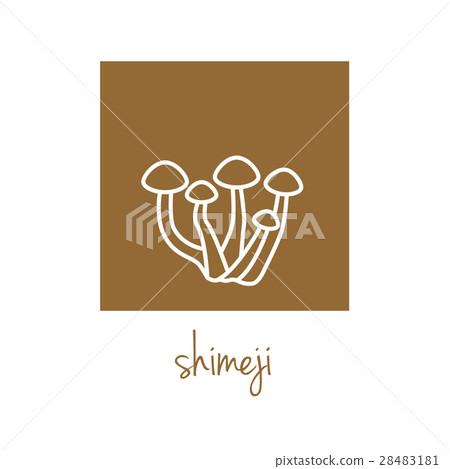 shimeji icon on brown square 28483181