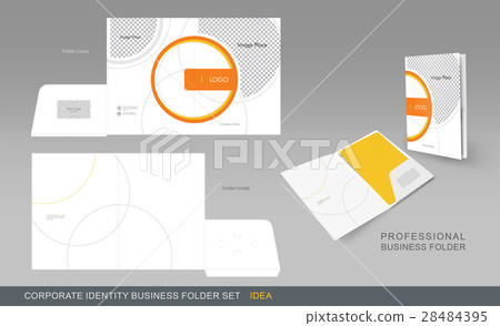 Corporate Identity Business Folder Concept Corporate Identity Business Folder Concept 28484395