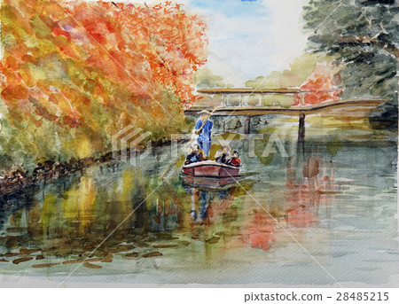 Yanagawa Mizugo Autumn sketch of Yanagawa 28485215