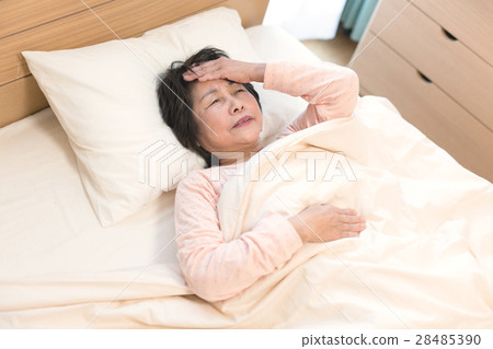 Sick senior women Sick senior women 28485390