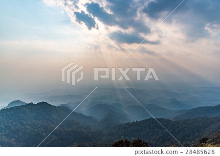 Mountain landscape with cloud sky Mountain landscape with cloud sky 28485628