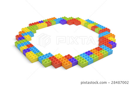 3d rendering of many building blocks in different 3d rendering of many building blocks in different 28487002