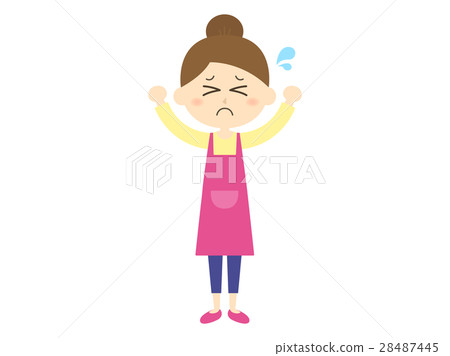 A woman in an apron 28487445