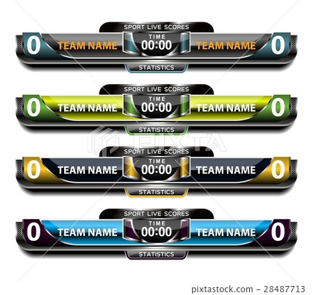 scoreboard design elements-插圖素材 [28487713] - PIXTA圖庫