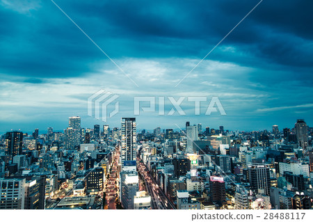Night view of the city 28488117