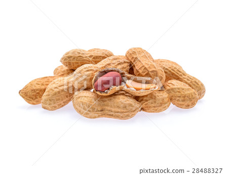 peanuts isolated on white background 28488327