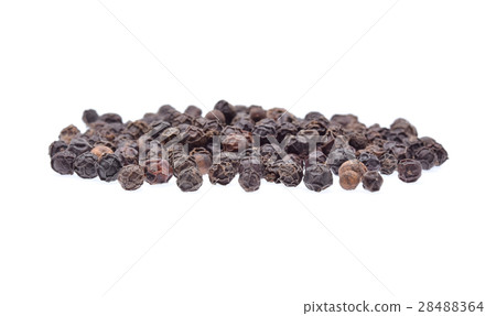 Black pepper isolated on white background Black pepper isolated on white background 28488364
