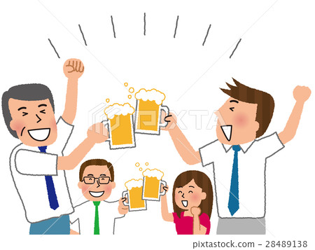 男性員工敬酒 男性員工敬酒 28489138