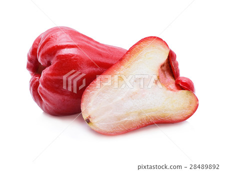 Rose apple isolated on the white background 28489892