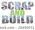 "SCRAP AND BUILD" logo (wide) 28490052