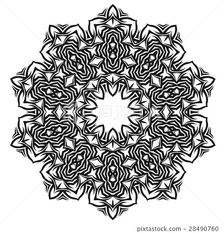 Ornamental Oriental Geometric Ornament 28490760