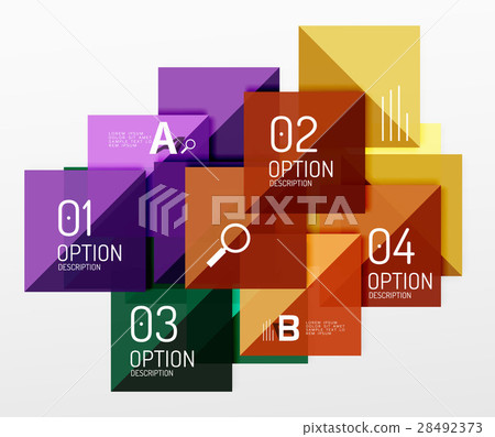 Square infographic banner. Square infographic banner. 28492373