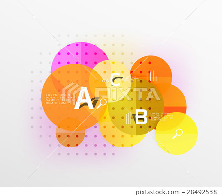 Vector circle banner 28492538