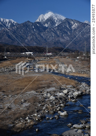 Kaike Mt. Komagatake因太陽升起而發白光 28493877