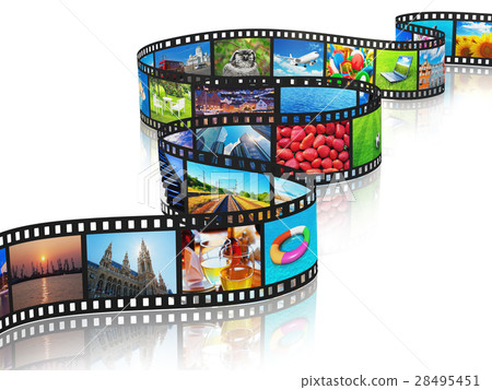 Streaming media concept 28495451